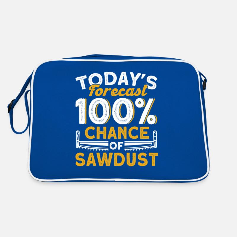 Carpenter Gift Saying Woodworking Retro Bag