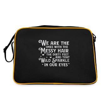 Hippy - Retro Bag - black/gold - Back