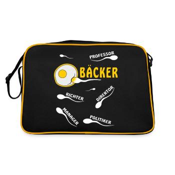BAKER - Retro Bag - black/gold - Back
