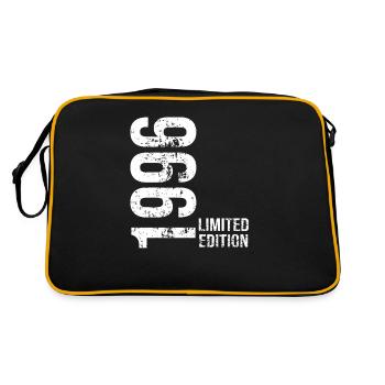 1996 Limitierte Auflage - Retro Tasche - Schwarz/Gold - Hinten