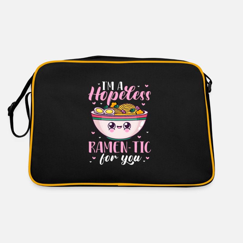 Ramen - Retro Tasche - Schwarz/Gold