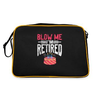 Retirement - Retro Bag - black/gold - Back