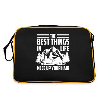 The Best Things In Life Mess Up Hair Snowmobile - Retro Bag - black/gold - Back