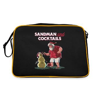 Sandman & Cocktails - Vacances de Noël - Sac Retro - noir/or - Dos