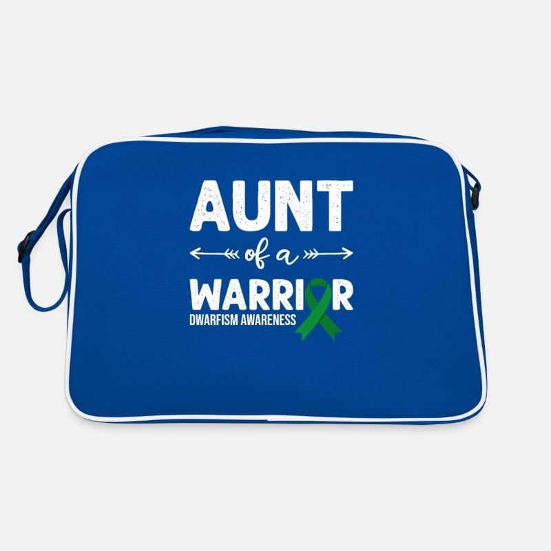 Aunt Of A Warrior, Green Loop Dwarfism Retro Bag