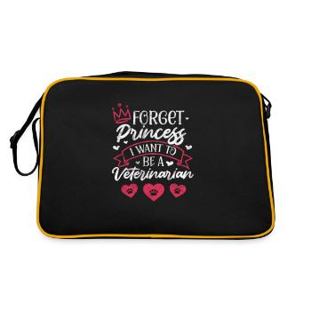 Veterinarian Veterinary Medicine Veterinarian Veterinary Gift - Retro Bag - black/gold - Back