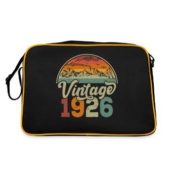 Vintage 1926 - Sac Retro - noir/or - Dos