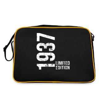 Limitierte Auflage von 1937 - Retro Tasche - Schwarz/Gold - Hinten