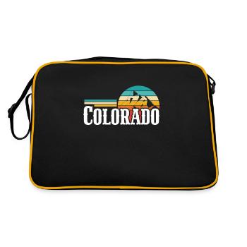 Colorado - Retro Bag - black/gold - Back