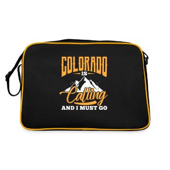Colorado - Retro Bag - black/gold - Back