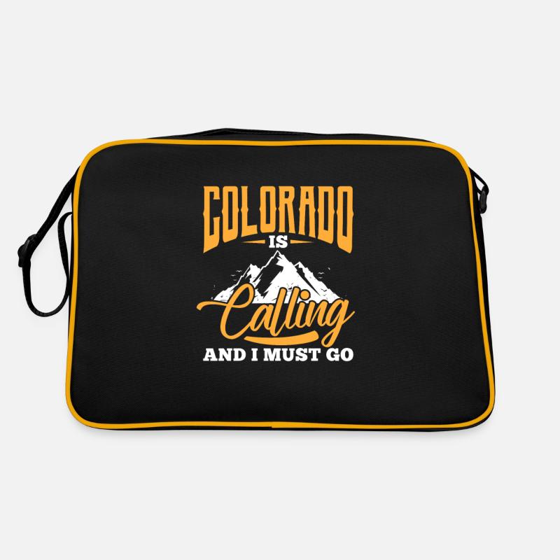 Colorado - Retro Tasche - Schwarz/Gold