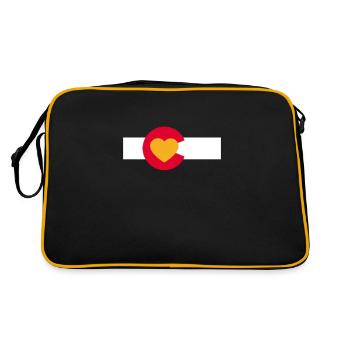 Colorado - Retro Bag - black/gold - Back