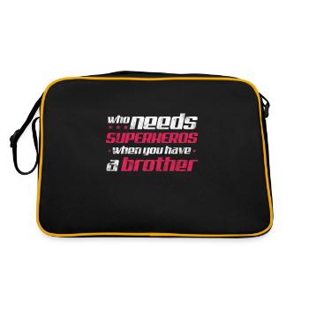 Brother - Retro Bag - black/gold - Back