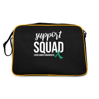 Escouade de soutien, Emerald Loop Cancer du foie - Sac Retro - noir/or - Dos
