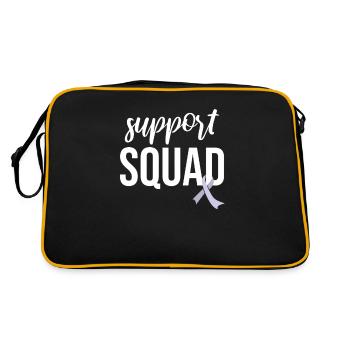Escouade de soutien, Periwinkle Loop Cancer de l’estomac - Sac Retro - noir/or - Dos