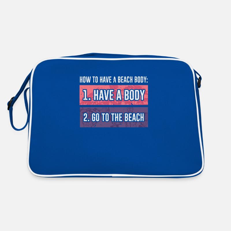 Comment avoir un corps à la plage, des vacances à la plage Sac Retro