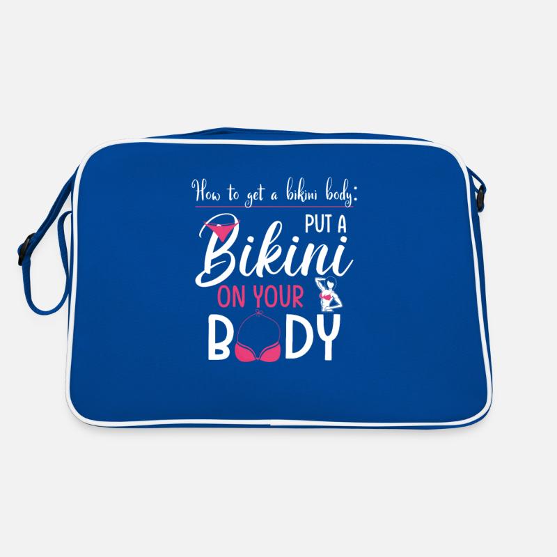 Comment obtenir un corps de bikini, vacances à la plage Sac Retro