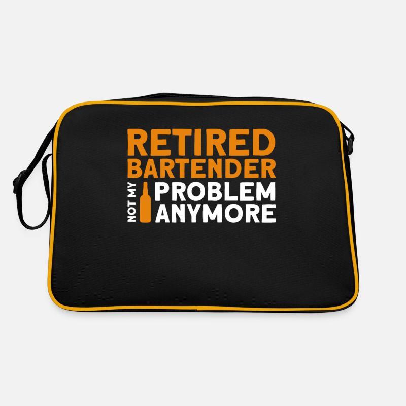 Bartender Gift Mixologist Saying Bar Retro Bag