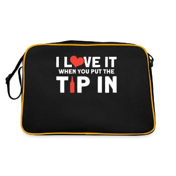 Bartender Gift Mixologist Saying Bar - Retro Bag - black/gold - Back