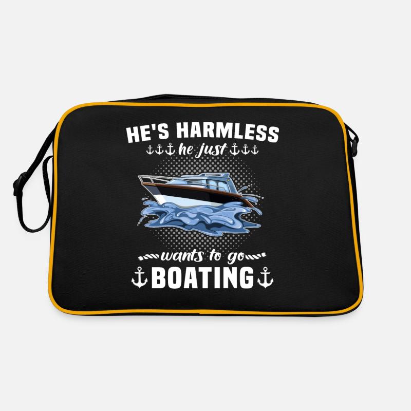 Captain Boat Captain Retro Bag