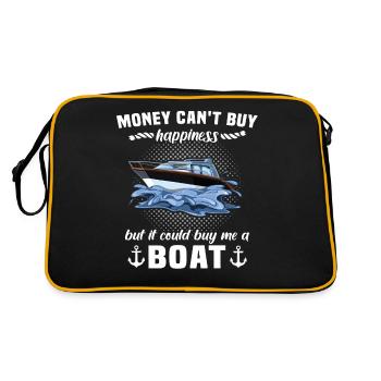 Captain Boat Captain - Retro Bag - black/gold - Back