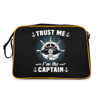 Captain Boat Captain - Retro Bag - black/gold - Back