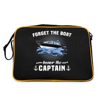 Captain Boat Captain - Retro Bag - black/gold - Back