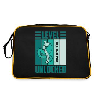 Niveau de dérivation gastrique déverrouillé, poids de l’opération - Sac Retro - noir/or - Dos