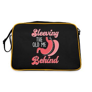 Sleeving The Old Me Behind, Bariatric Sleeve Surge - Retro Tasche - Schwarz/Gold - Hinten