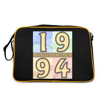 ANNÉE D’ANNIVERSAIRE 1994 - Sac Retro - noir/or - Dos