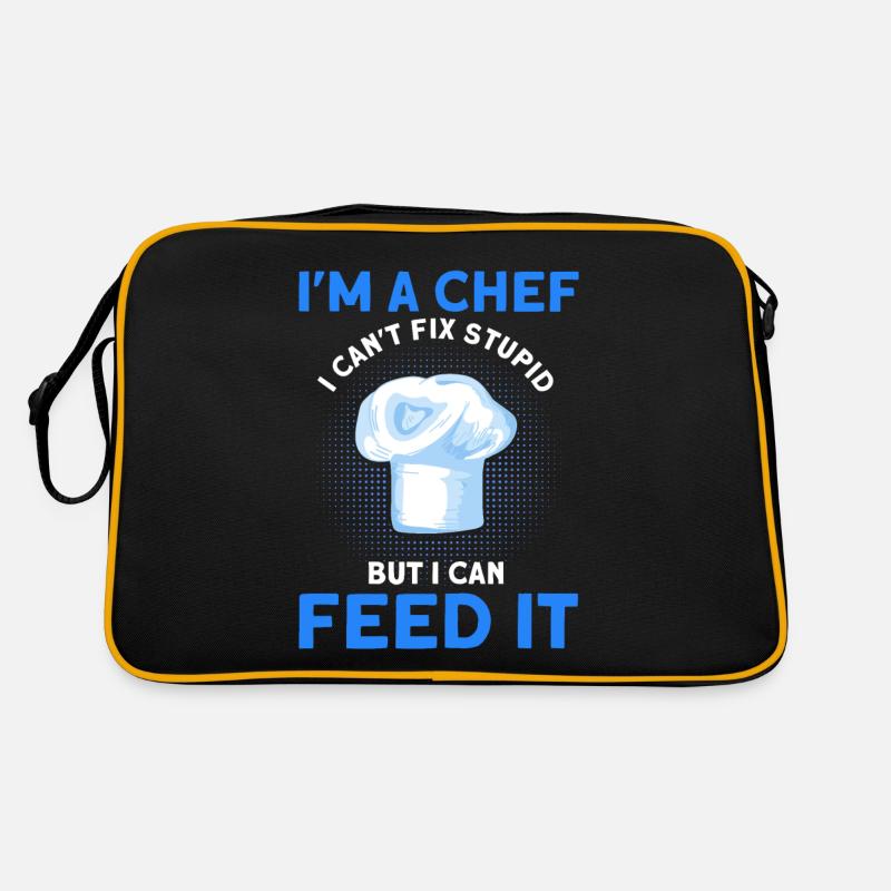 Küchenchef Spruch Geschenk Lustig Koch Retro Tasche