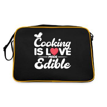 Chef Disant Cadeau Drôle Chef - Sac Retro - noir/or - Dos