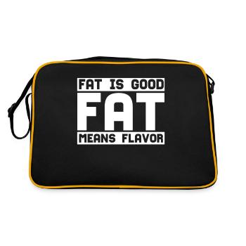 Chef Saying Gift Funny Chef - Retro Bag - black/gold - Back