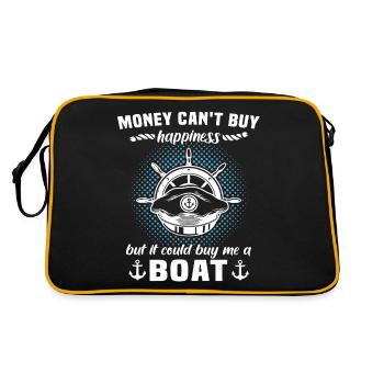 Captain Captain Boat Owner Boat - Retro Bag - black/gold - Back