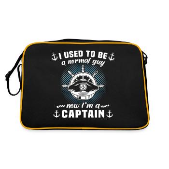 Captain Captain Boat Owner Boat - Retro Bag - black/gold - Back