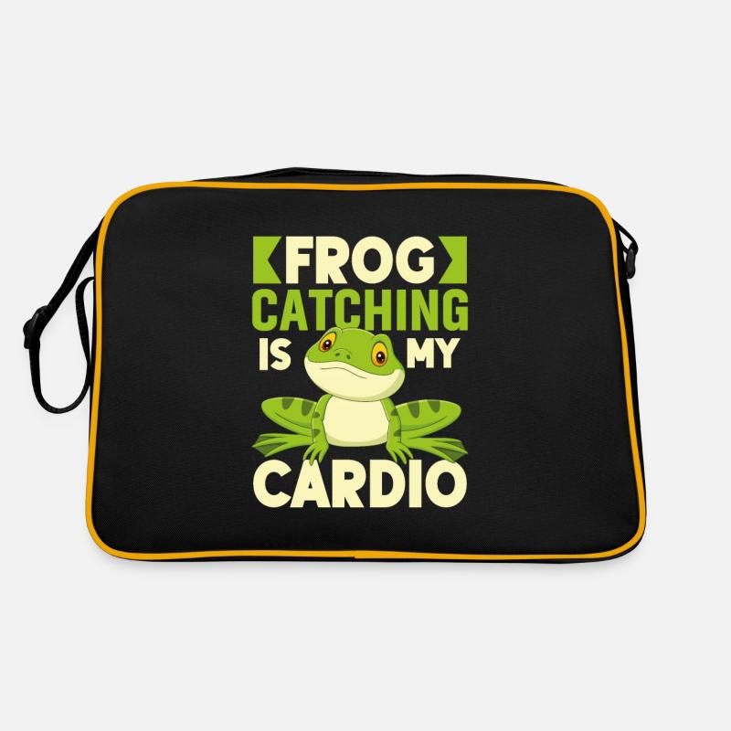 La capture de grenouilles est mon cardio Sac Retro