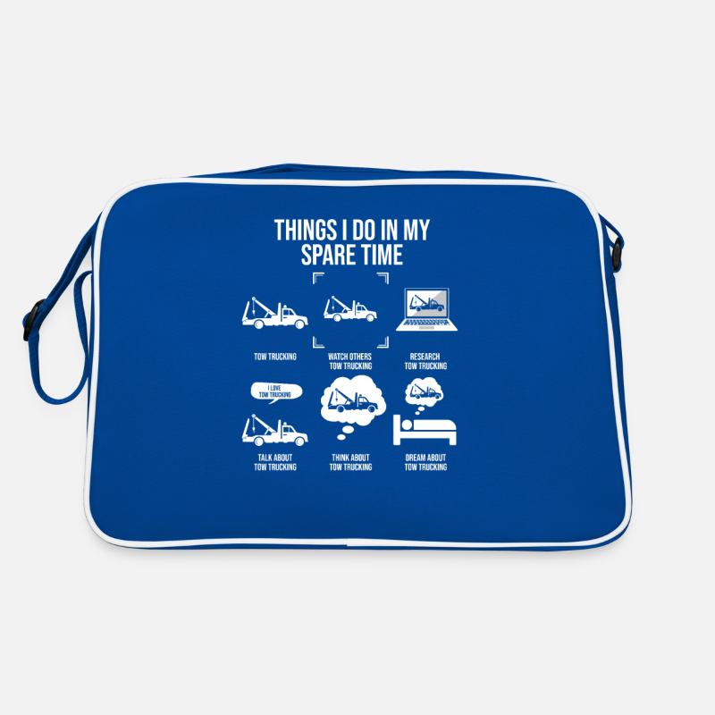 Things I Do In My Spare Time, Abschleppwagenfahrer Retro Tasche