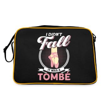Ballet ballerine danseuse ballet - Sac Retro - noir/or - Dos