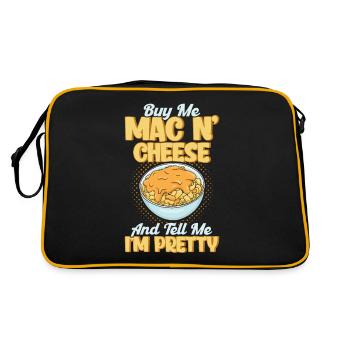 Mac N Cheese Gift Quote Mac N Cheese - Retro Bag - black/gold - Back