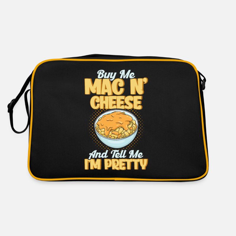 Mac N Cheese Geschenk Spruch Mac N Cheese Retro Tasche