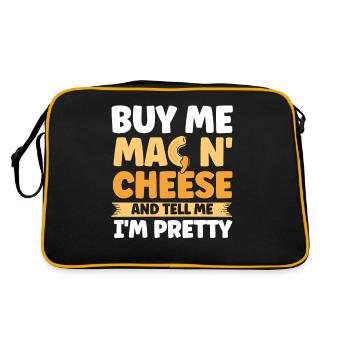 Mac N Cheese Gift Quote Mac N Cheese - Retro Bag - black/gold - Back