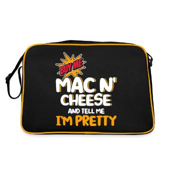 Mac N Cheese Gift Quote Mac N Cheese - Retro Bag - black/gold - Back