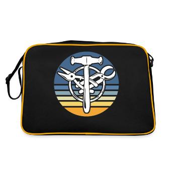 Spengler Motif Bauspengler Guild - Retro Bag - black/gold - Back