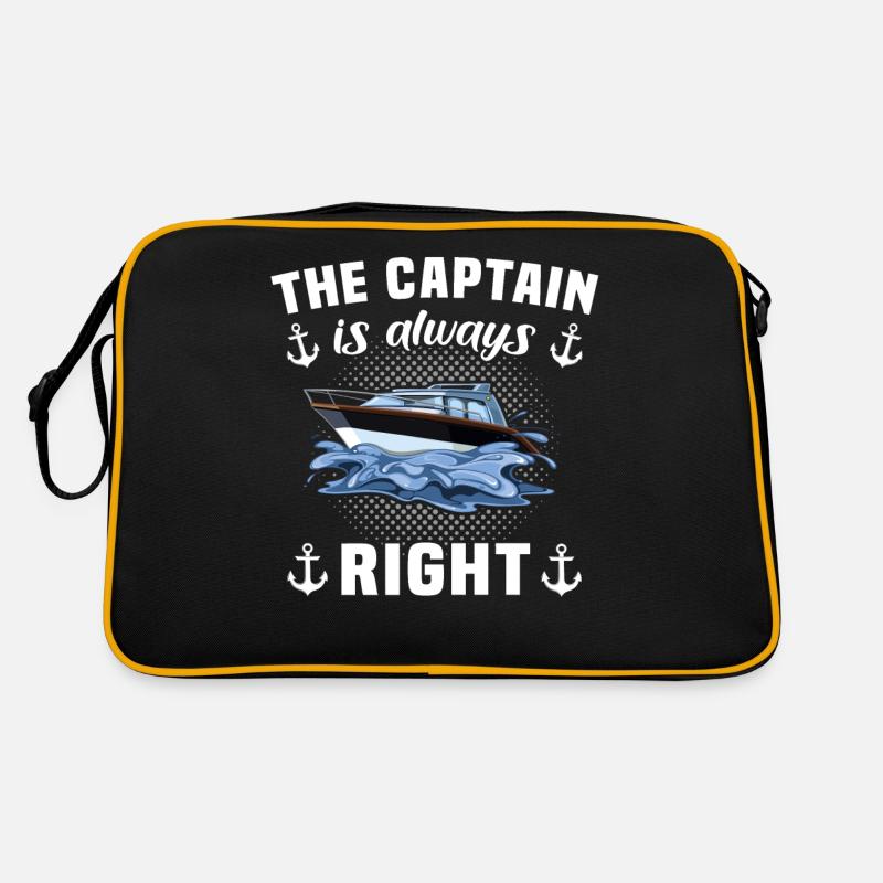 Captain is always right Captain Retro Bag