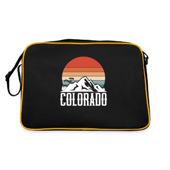 Colorado - Retro Bag - black/gold - Back