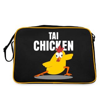 Poulets Poulet Éleveur Tai Poulet - Sac Retro - noir/or - Dos