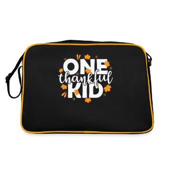 One thankful Kid Family USA Holiday - Retro Bag - black/gold - Back