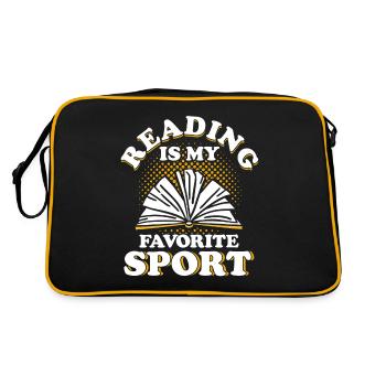 Livre de lecture livre livre cadeau lecture de livres - Sac Retro - noir/or - Dos