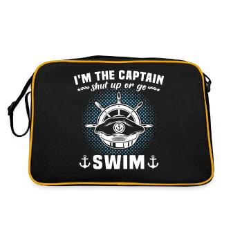 Captain Boat Owner Captain - Retro Bag - black/gold - Back