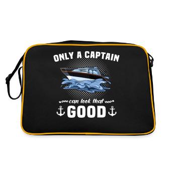 Captain Boat Owner Captain - Retro Bag - black/gold - Back